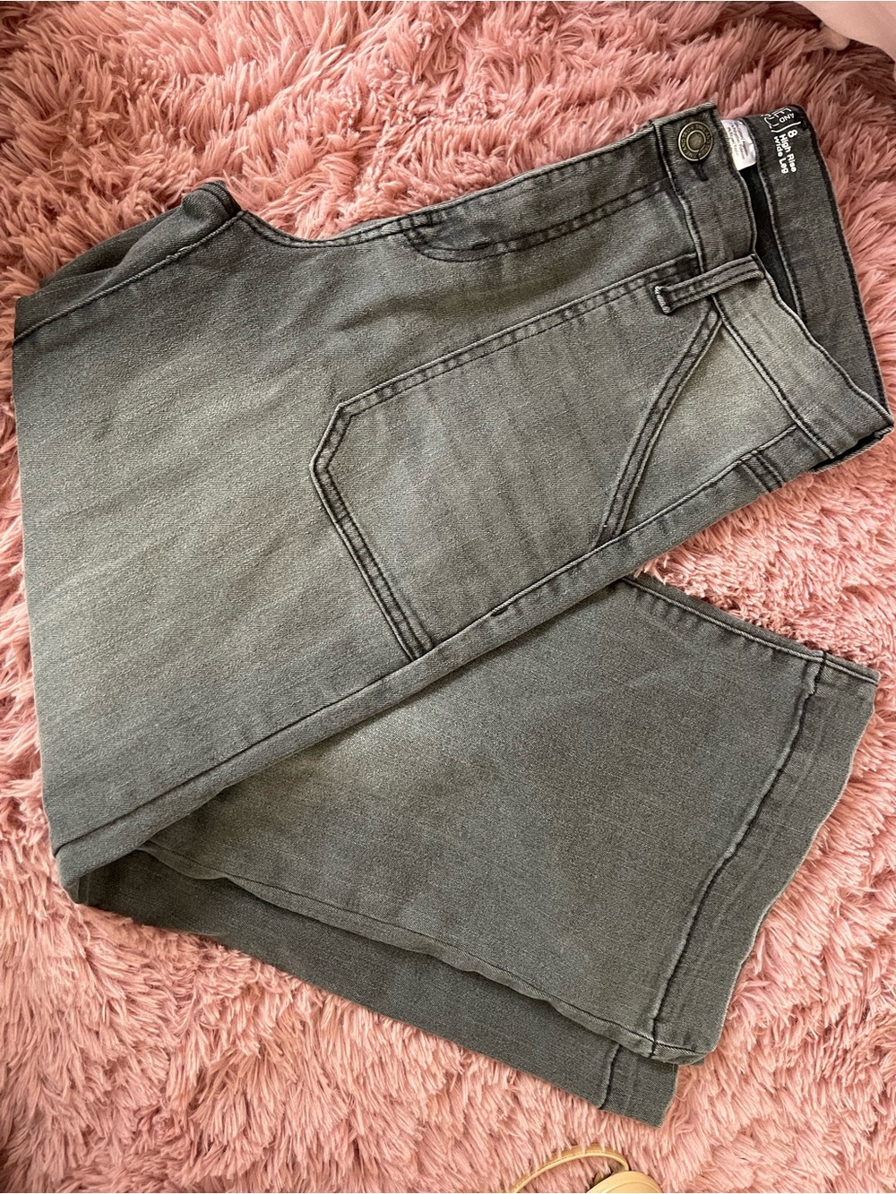 Time and Tru Women's Boyfriend Jeans in Faded Gray